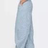 Jeans « Easy Horseshoe » à taille mi-haute, en denim ultra-doux à rayures