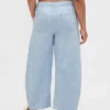 Jeans « Easy Horseshoe » à taille mi-haute, en denim ultra-doux à rayures