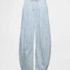 Jeans « Easy Horseshoe » à taille mi-haute, en denim ultra-doux à rayures