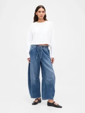 Jeans « Easy Horseshoe » ultra-doux à taille mi-haute