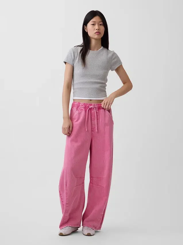 Jeans « Easy Horseshoe » ultra-doux à taille mi-haute