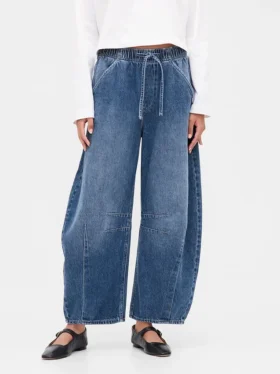 Jeans « Easy Horseshoe » ultra-doux à taille mi-haute