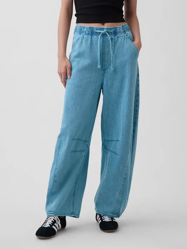 Jeans « Easy Horseshoe » ultra-doux à taille mi-haute