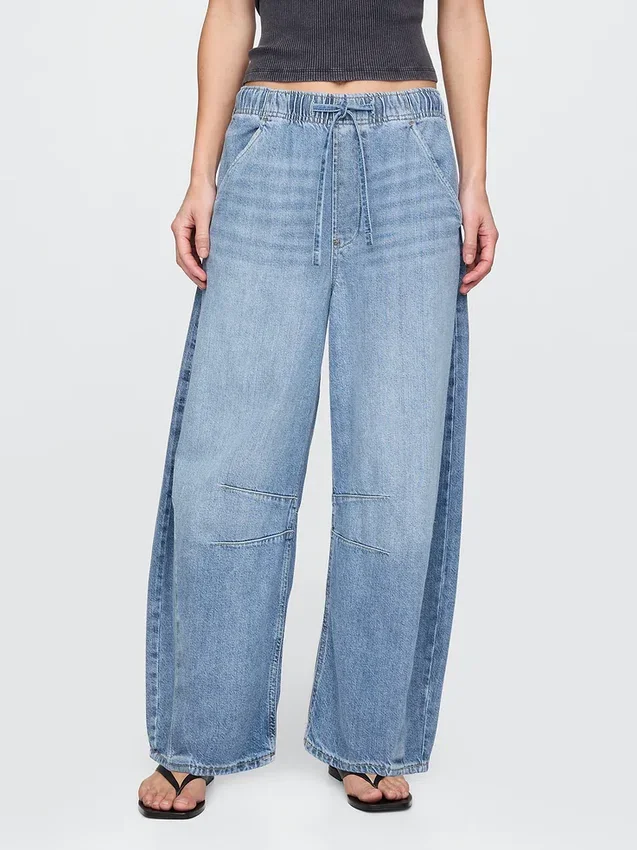 Jeans « Easy Horseshoe » ultra-doux à taille mi-haute