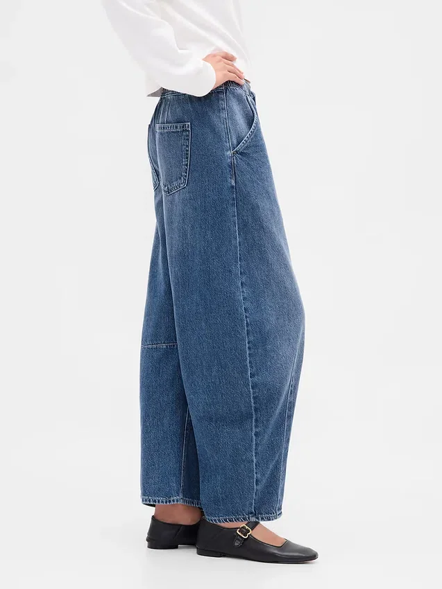 Jeans « Easy Horseshoe » ultra-doux à taille mi-haute