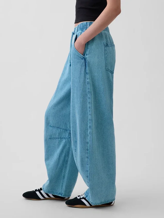 Jeans « Easy Horseshoe » ultra-doux à taille mi-haute