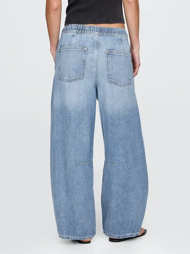 Jeans « Easy Horseshoe » ultra-doux à taille mi-haute