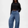 Jeans « Easy Horseshoe » ultra-doux à taille mi-haute