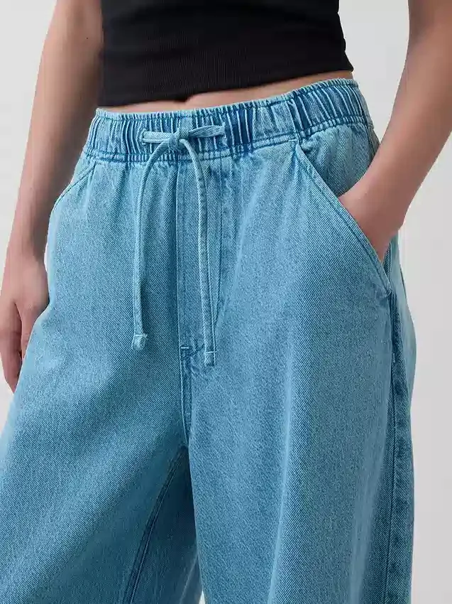 Jeans « Easy Horseshoe » ultra-doux à taille mi-haute