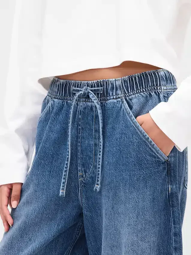 Jeans « Easy Horseshoe » ultra-doux à taille mi-haute