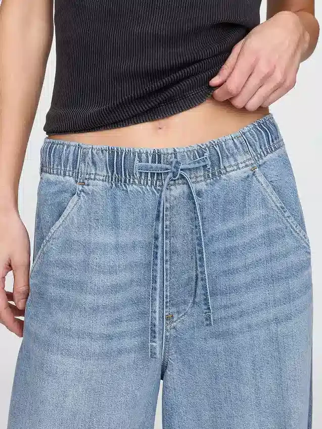 Jeans « Easy Horseshoe » ultra-doux à taille mi-haute