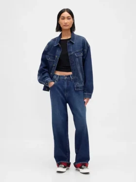 Jeans extra ample doublés de flanelle pour adulte « Stranger Things »