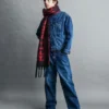 Jeans extra ample doublés de flanelle pour adulte « Stranger Things »