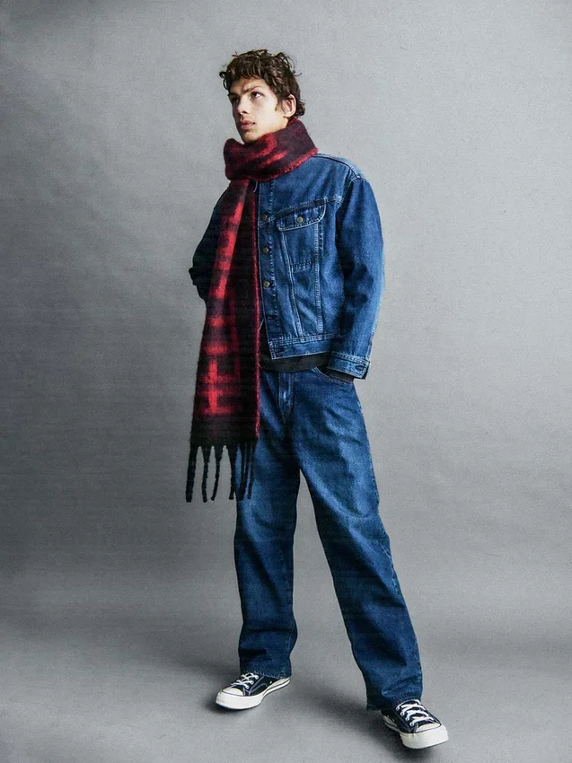 Jeans extra ample doublés de flanelle pour adulte « Stranger Things »
