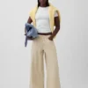 Jeans extra-large à taille basse et rayures