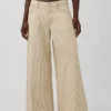Jeans extra-large à taille basse et rayures