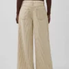 Jeans extra-large à taille basse et rayures