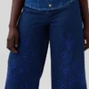 Jeans GAP × Hfr à taille basse, imprimé floral et coupe très ample par Atelier Ndigo