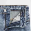 Jeans « girlfriend » taille mi-haute pour enfant