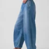 Jeans « Horseshoe » ultra-doux à taille mi-haute