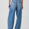 Jeans « Horseshoe » ultra-doux à taille mi-haute