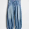 Jeans « Horseshoe » ultra-doux à taille mi-haute