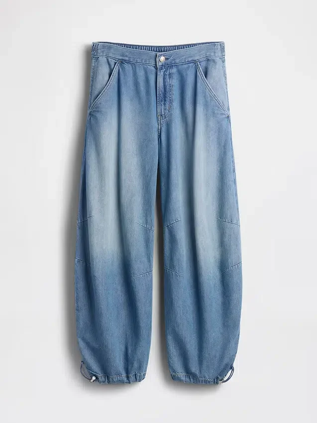 Jeans « Horseshoe » ultra-doux à taille mi-haute