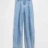Jeans « Horseshoe » ultra-doux à taille mi-haute
