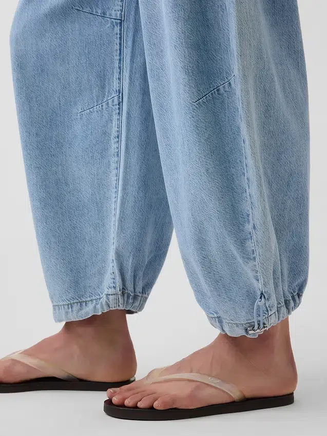 Jeans « Horseshoe » ultra-doux à taille mi-haute