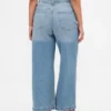 Jeans large aux chevilles, coupe « Curvy High Stride »