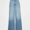 Jeans large aux chevilles, coupe « Curvy High Stride »