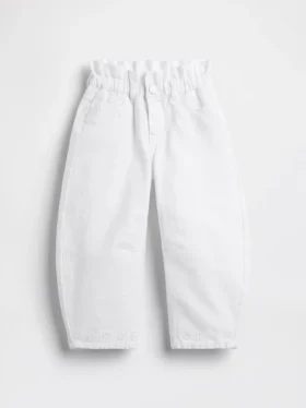 Jeans pour Bébé & Enfant à ourlet ajouré en forme de fer à cheval