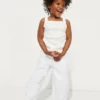 Jeans pour Bébé & Enfant à ourlet ajouré en forme de fer à cheval