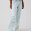 Jeans pour enfant à taille basse, coupe large