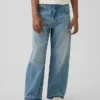 Jeans pour enfant à taille basse, coupe large