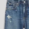 Jeans pour enfant à taille basse, coupe large