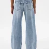 Jeans pour enfant à taille basse, coupe large