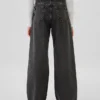 Jeans pour enfant à taille basse, coupe large