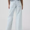 Jeans pour enfant à taille basse, coupe large