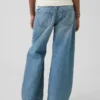 Jeans pour enfant à taille basse, coupe large