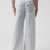 Jeans pour enfant à taille basse, coupe large