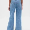 Jeans pour enfant à taille basse, coupe large