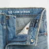 Jeans pour enfant à taille basse, coupe large