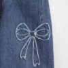Jeans pour enfant à taille basse, coupe large