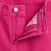 Jeans pour enfant taille haute, coupe large, longueur cheville