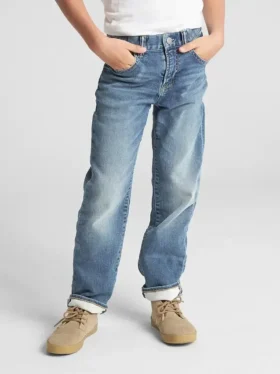 Jeans pour enfants coupe originale en denim hautement extensible Washwell™