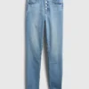 Jeans skinny taille haute avec poches lissantes secrètes