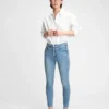 Jeans skinny taille haute avec poches lissantes secrètes