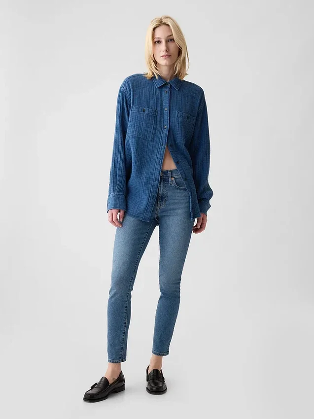 Jeans skinny taille moyenne