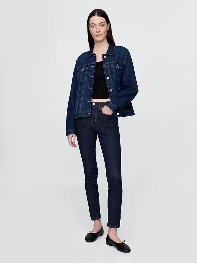 Jeans skinny taille moyenne